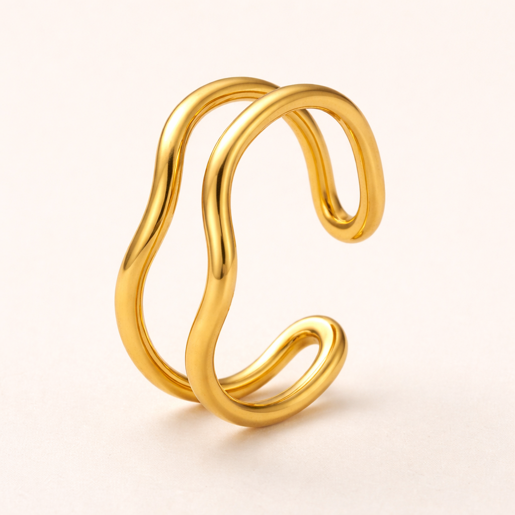 18k Gold Plated Modern Muse Ring
