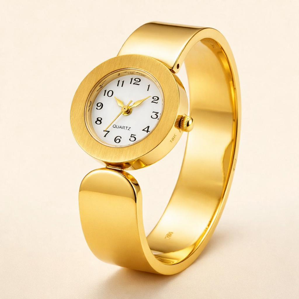 Elegant Touch Gold Bracelet Watch