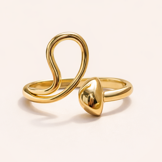18K Gold Plated Aurelia Loop Ring