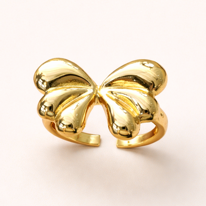 18K Gold Plated Aurora Flutter Ring