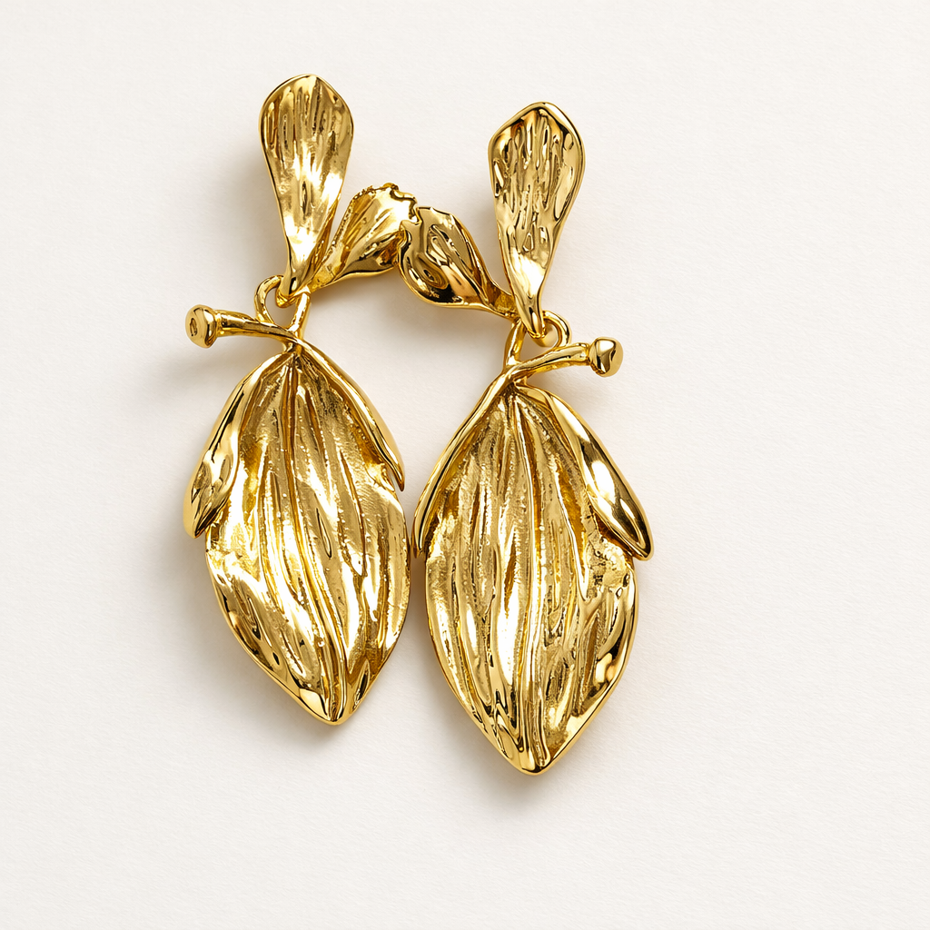 Aurora Leaf Luxe Earrings