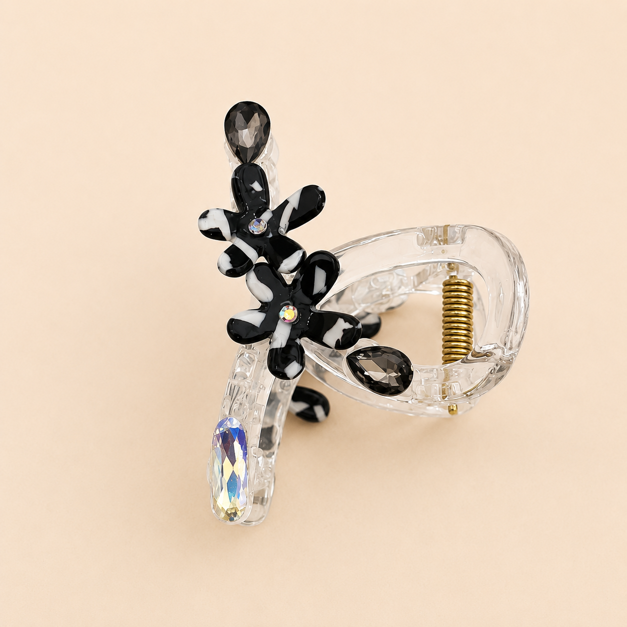 Daisy Luxe Crystal Claw Clip