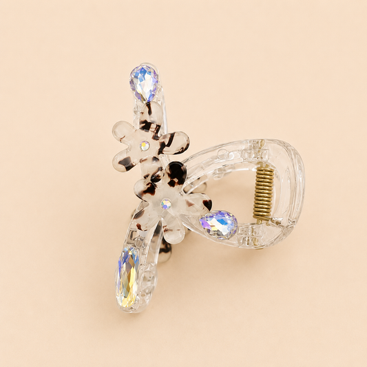 Daisy Luxe Crystal Claw Clip