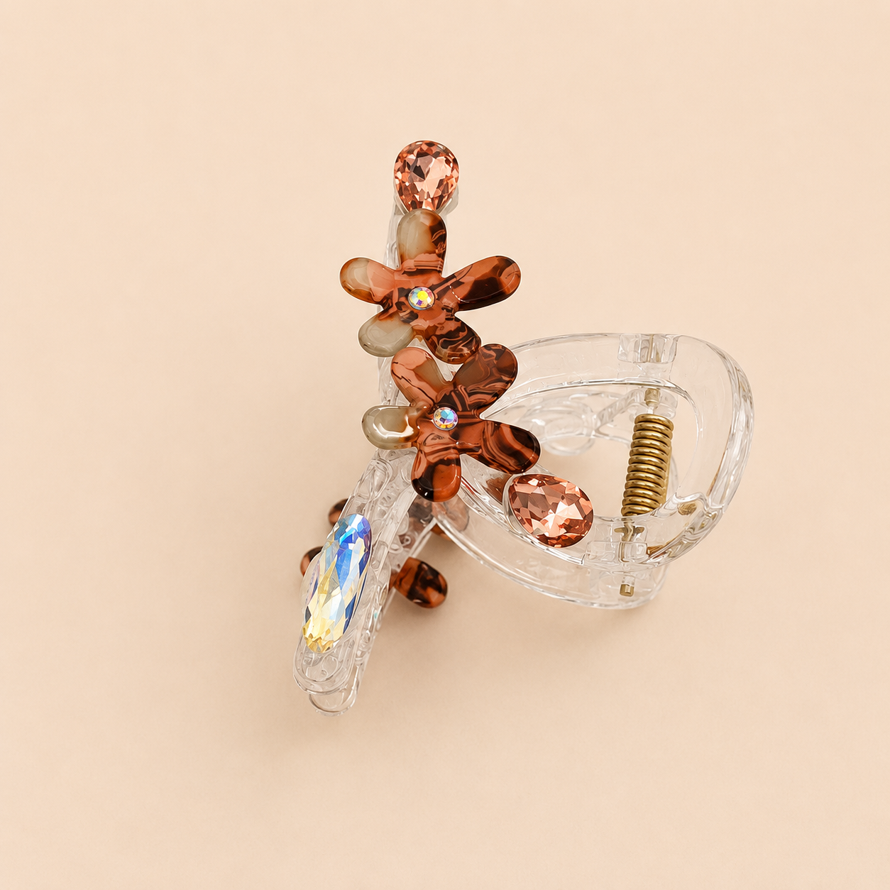 Daisy Luxe Crystal Claw Clip