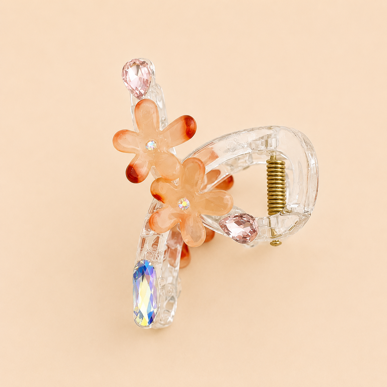 Daisy Luxe Crystal Claw Clip