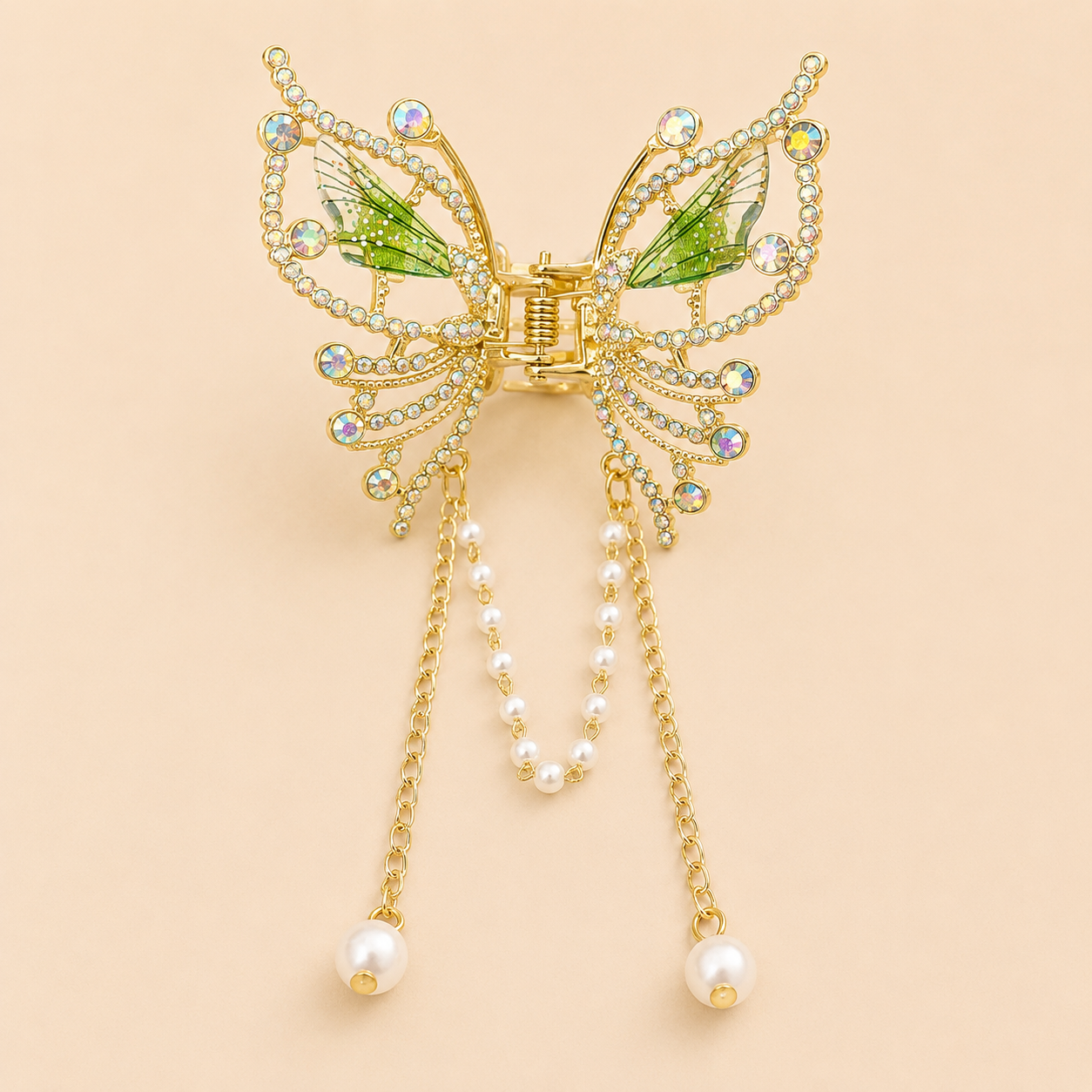 Crystal Butterfly Luxe Clip