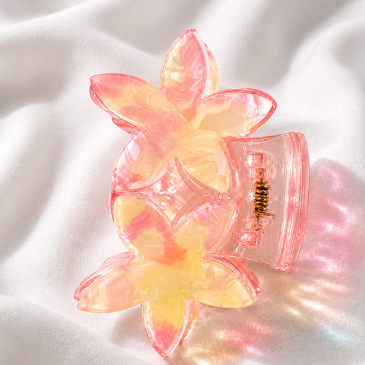 Floral Marble Hair Clutcher