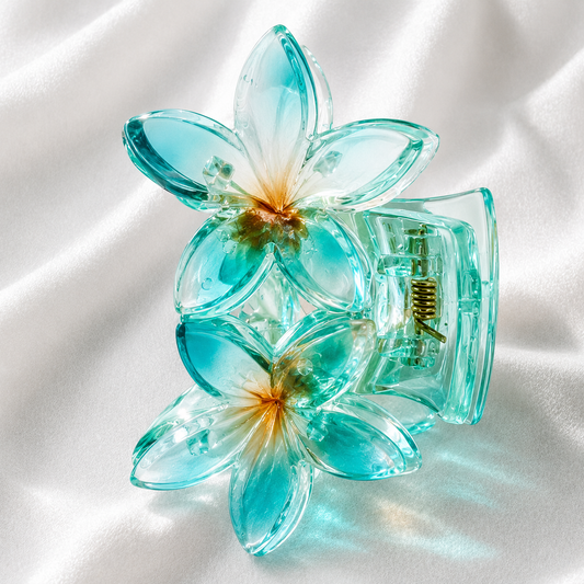 Floral Marble Hair Clutcher
