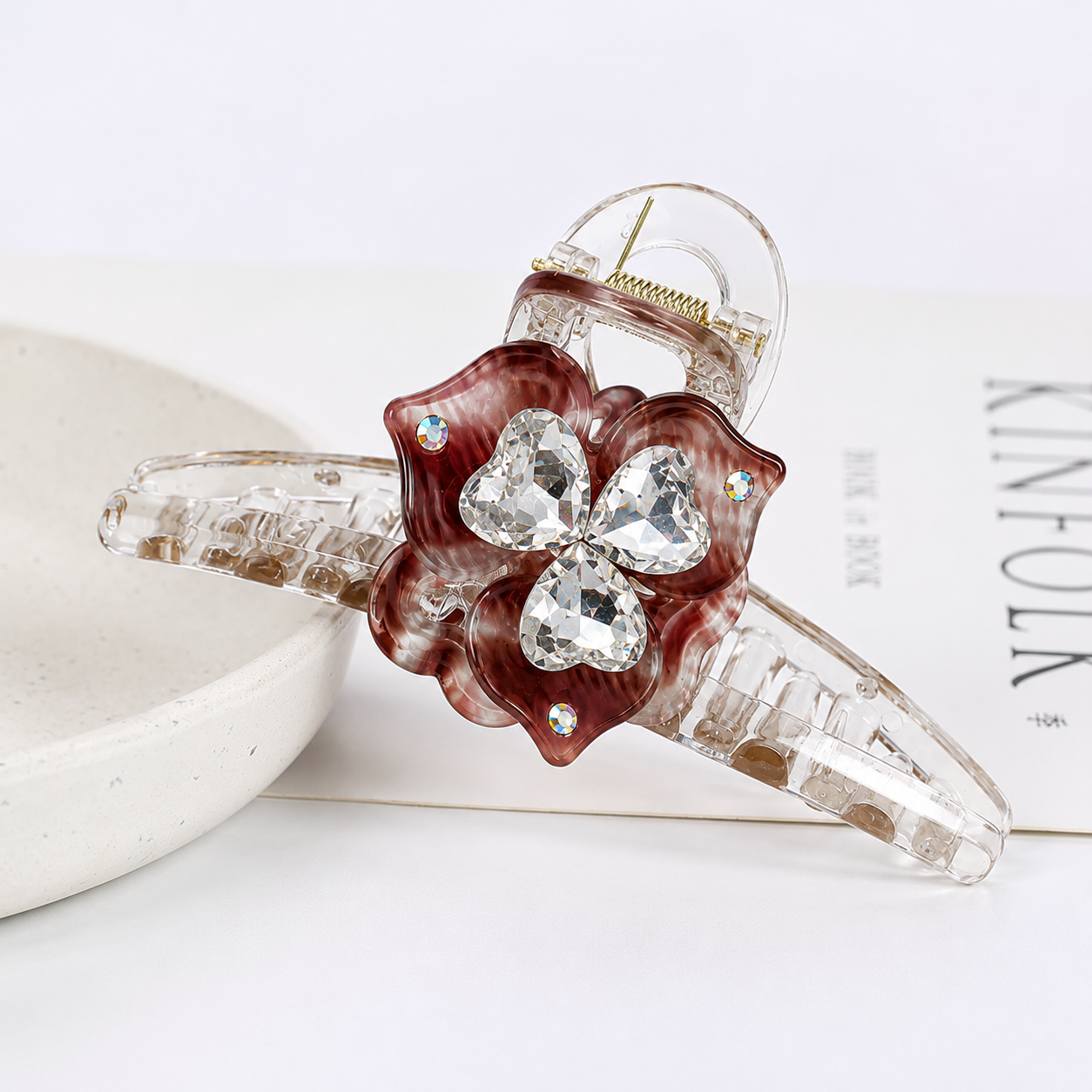 Floral Shine Hair Clutcher