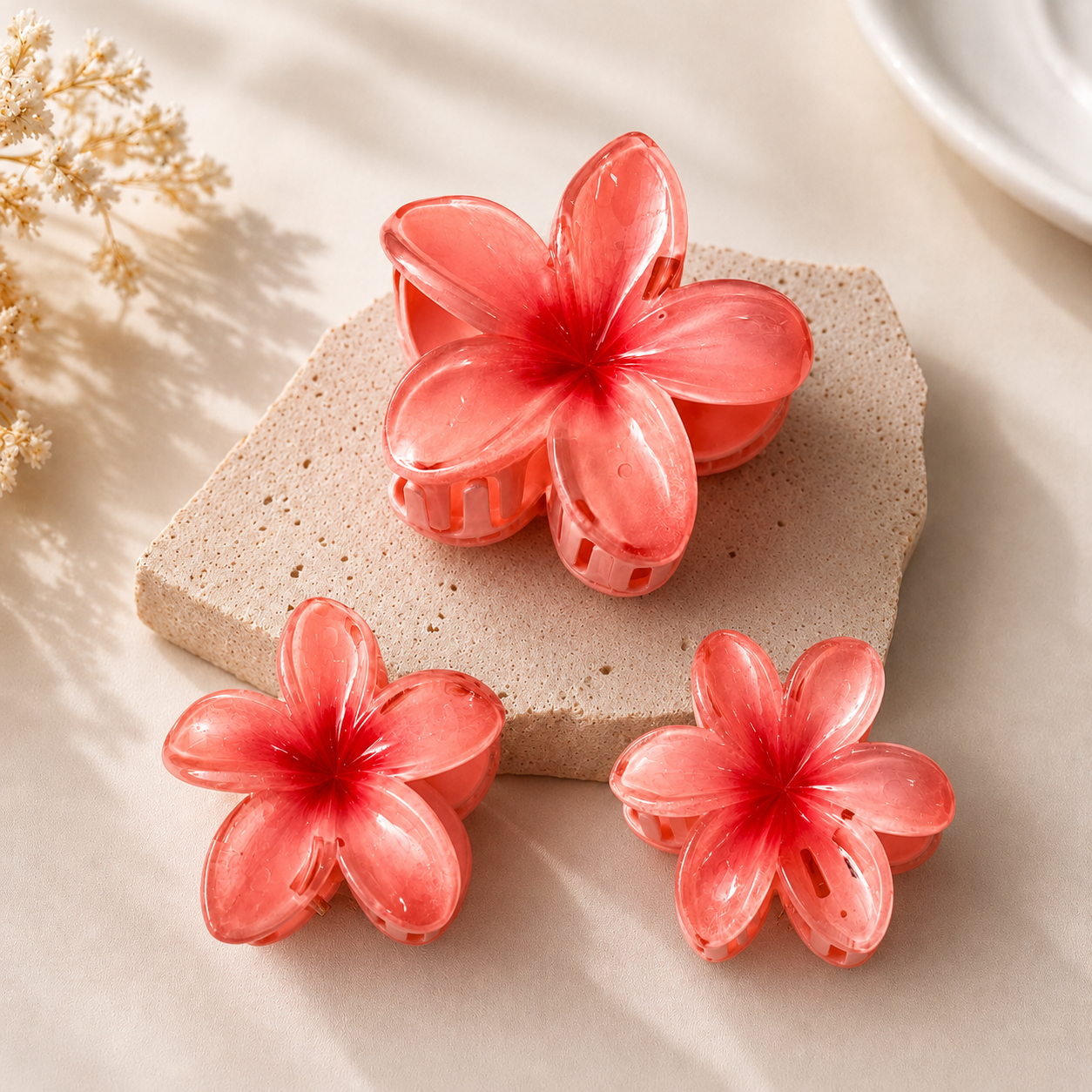 Aqua Petal Mini Clutcher Set