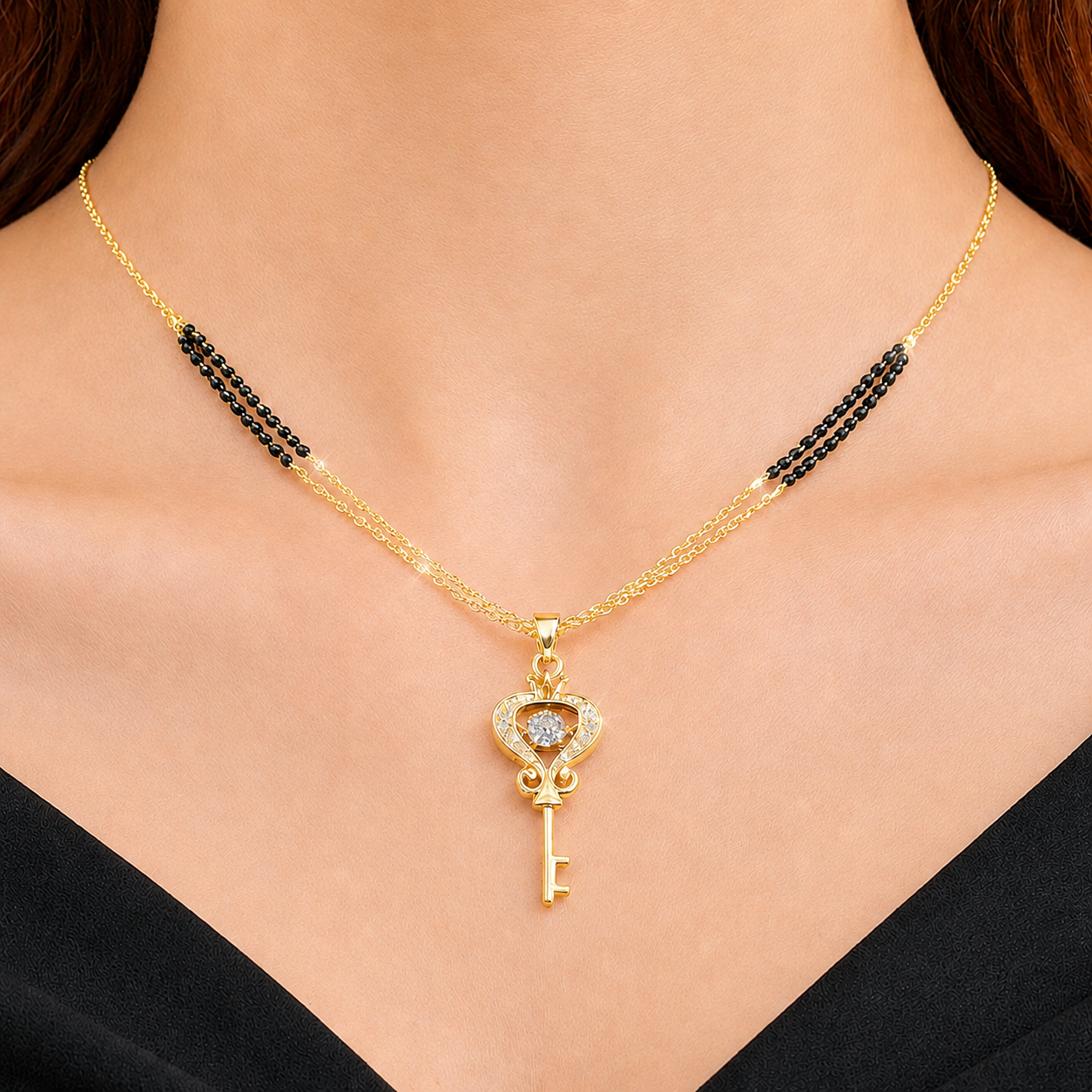 Love Key Mangalsutra