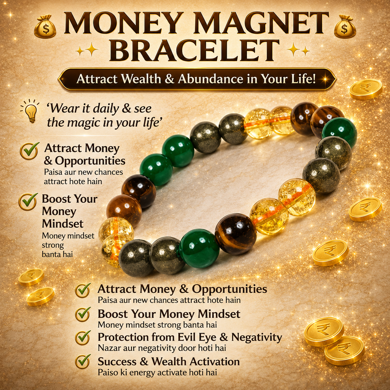 Dhan Yog Bracelet for Wealth & Prosperity