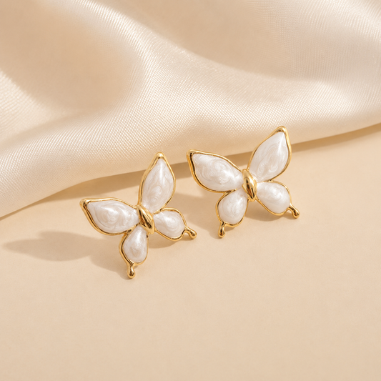 Butterfly Waterproof Stud Earrings