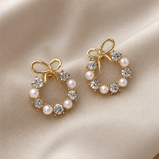 Just Rs. 49 Business Chic White Pearls Stud Earring