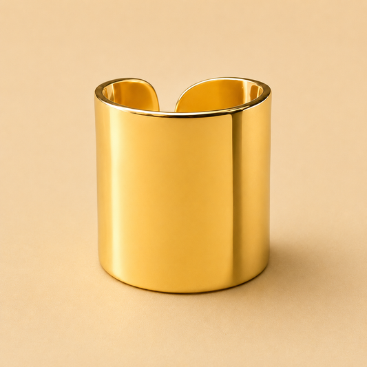 18K Gold Plated Bold Luxe Ring