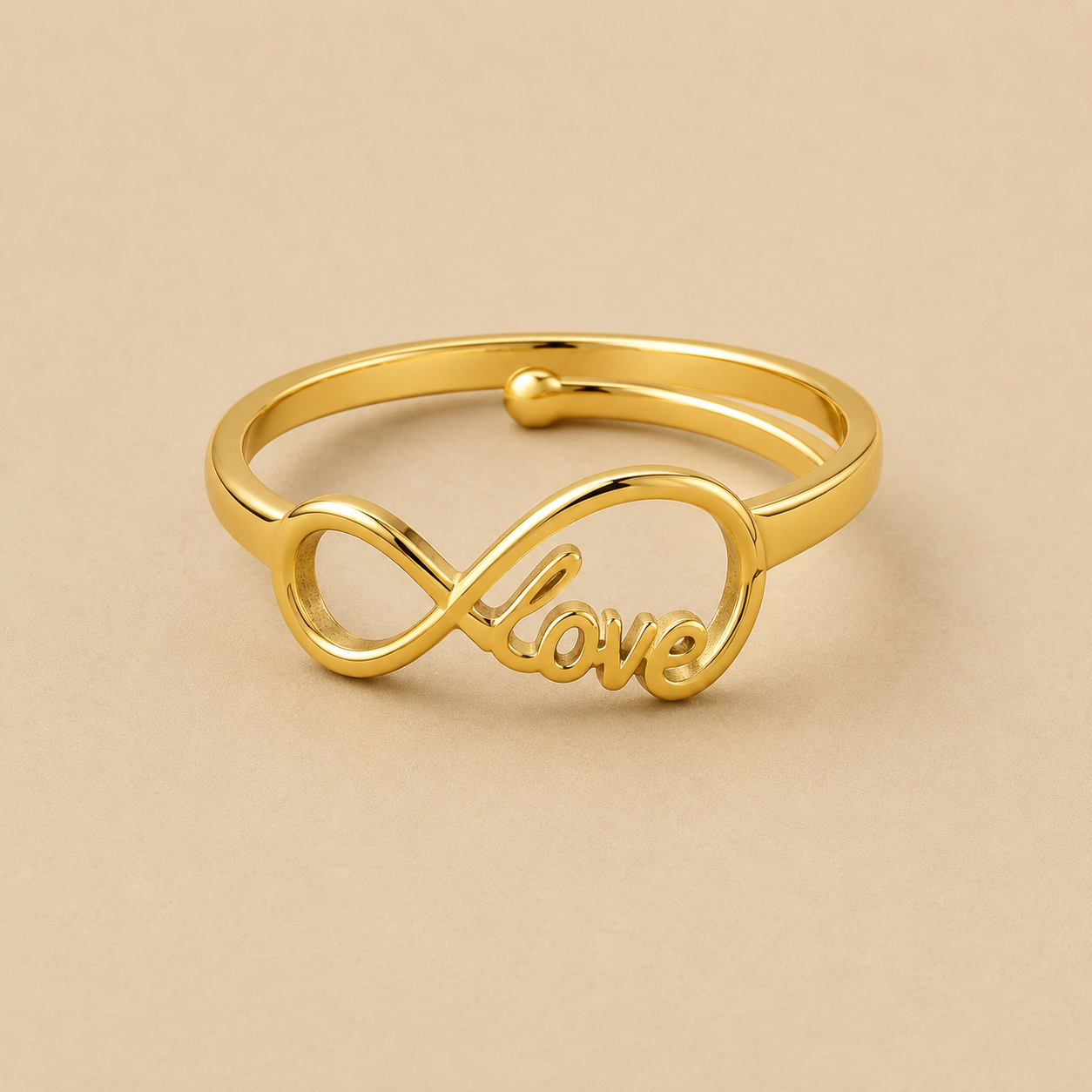 Men - 18K Gold Plated Daily Wear Love Band Ring