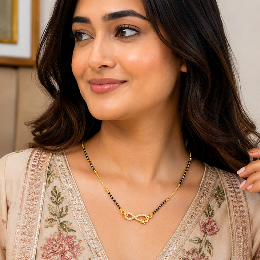 Eterna Love Black Bead Mangalsutra