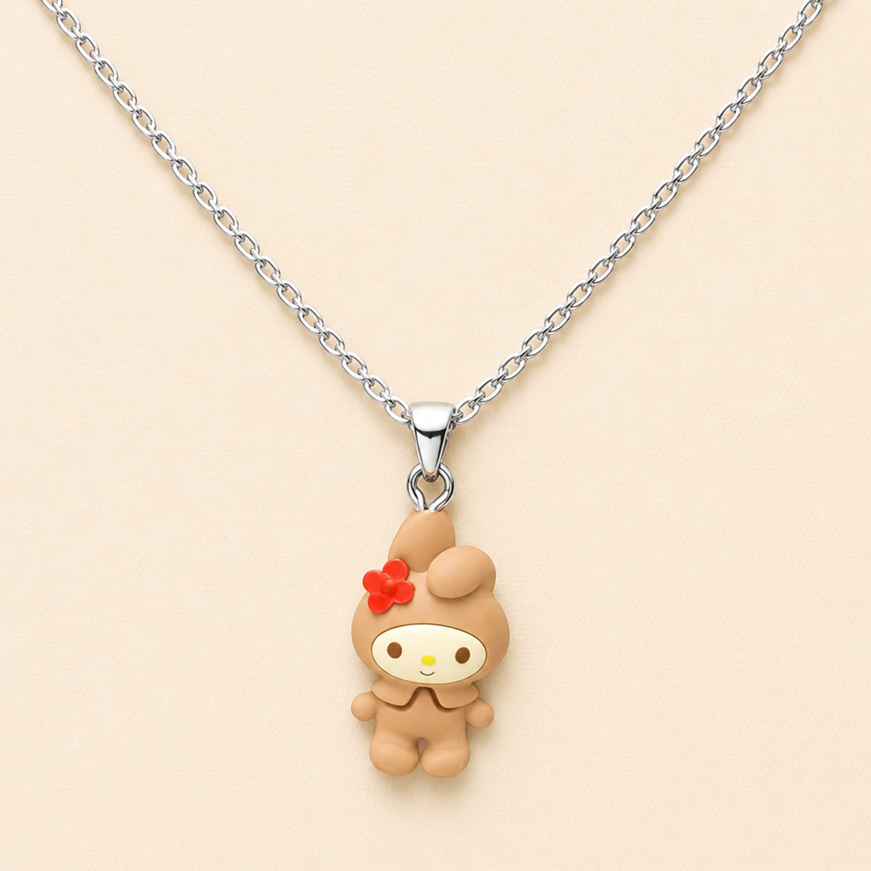 Cute Bunny Character Necklace for Women