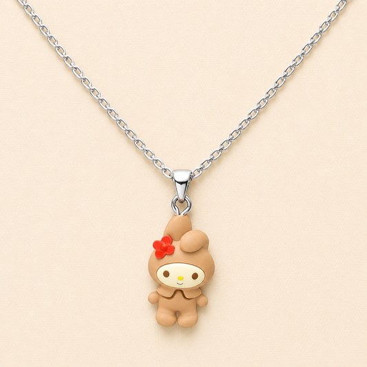 Cute Bunny Character Necklace for Women