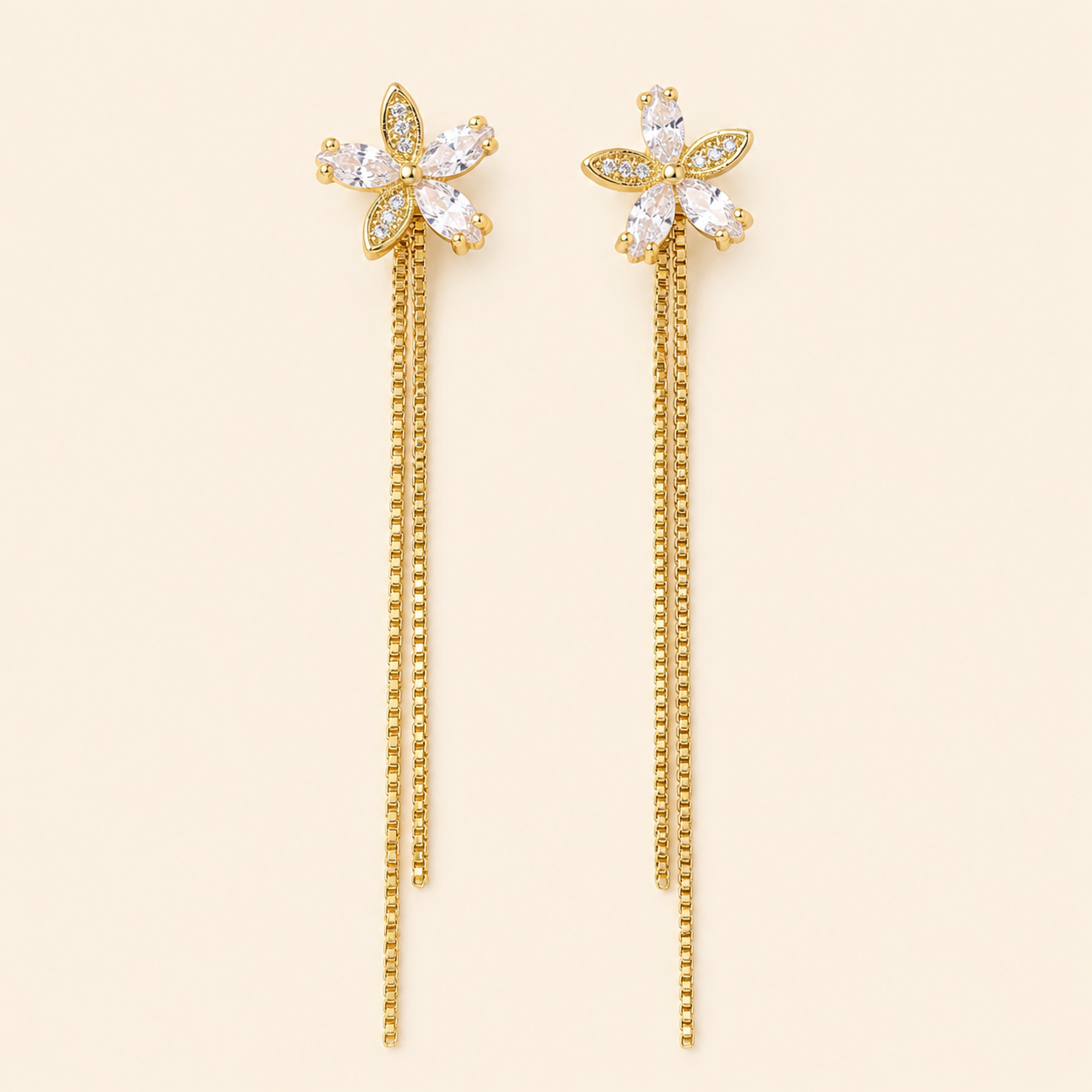 Aurora Flower Drop Earrings