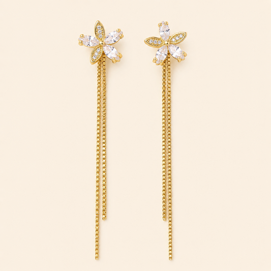 Aurora Flower Drop Earrings