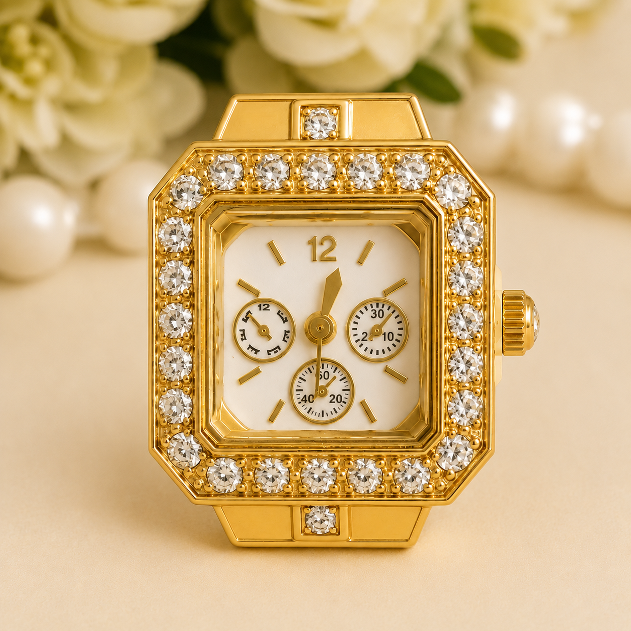 Royal Diamond Ring Watch