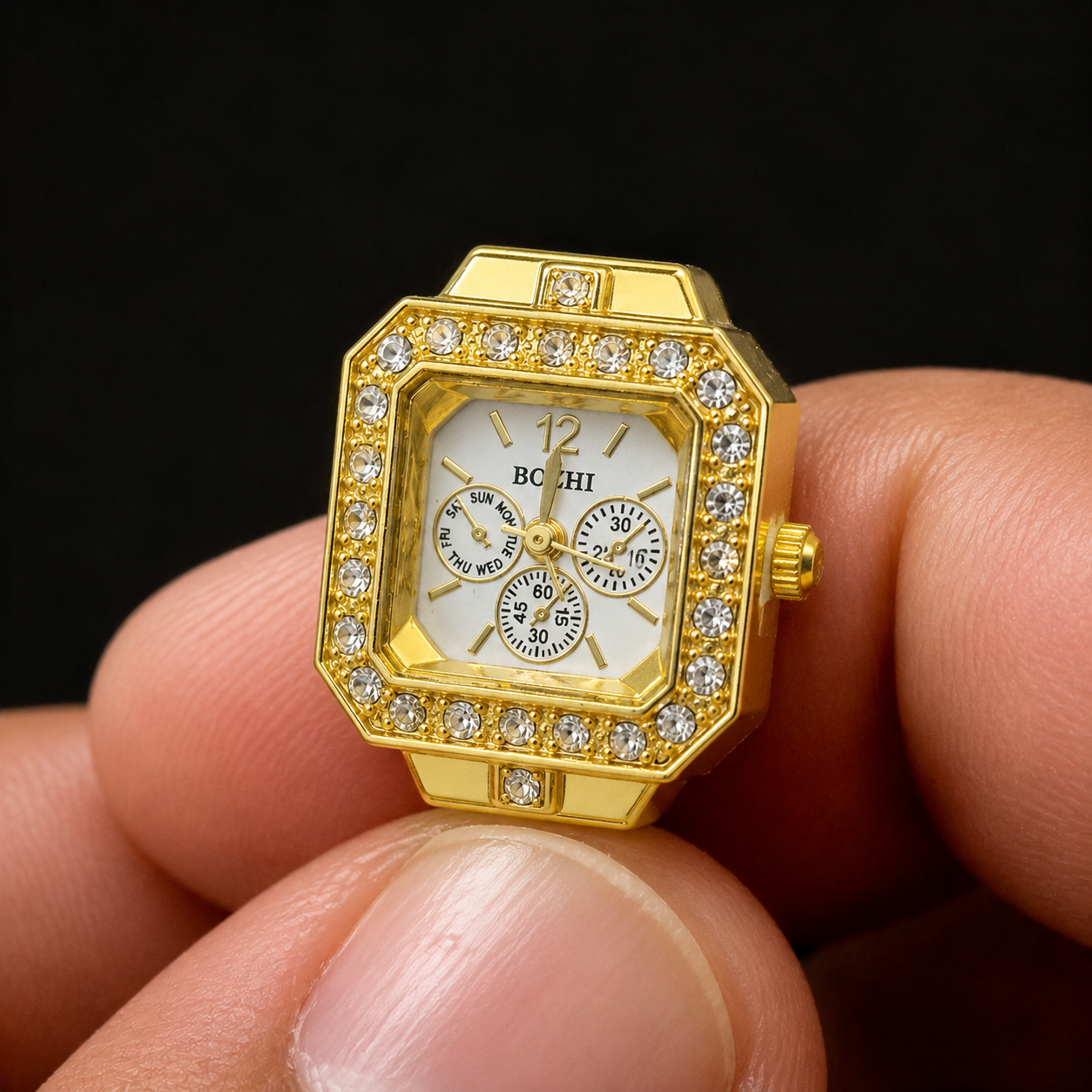 Royal Diamond Ring Watch