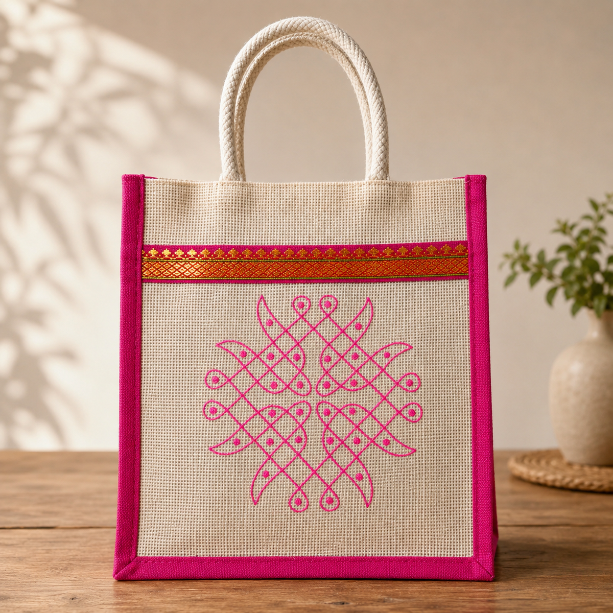 Heritage Inspired Reusable  Tote Bag