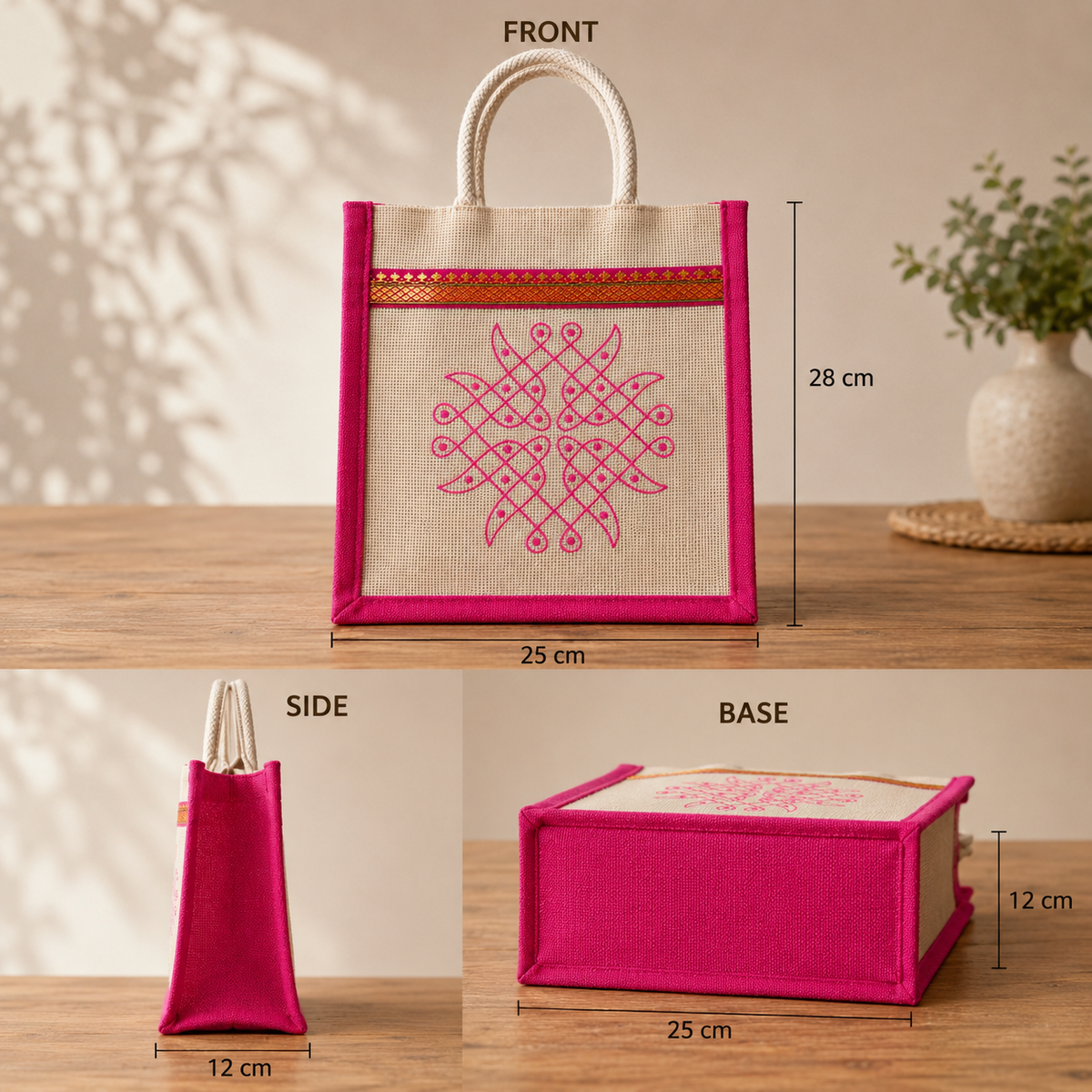 Heritage Inspired Reusable  Tote Bag