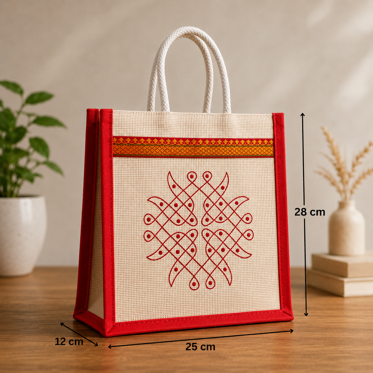 Heritage Inspired Reusable  Tote Bag