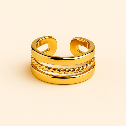18k Gold Plated MiniCharm Ring