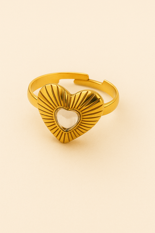 18K Gold Plated Auric Love Ring for Women