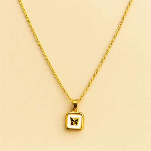 18k Gold Plated Mariposa Shine Necklace