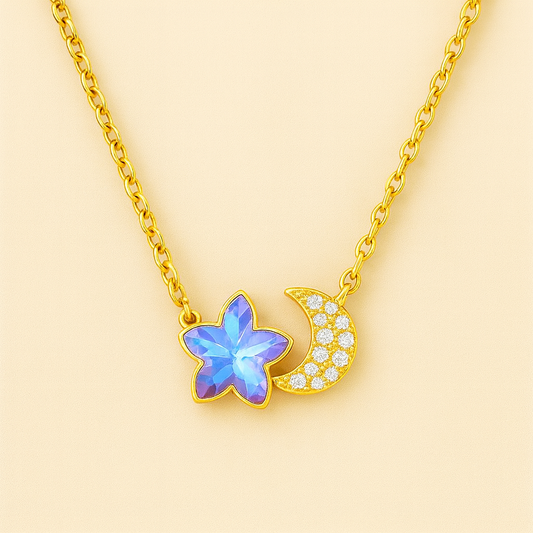 18k Gold Plated Starlight Garden Necklace