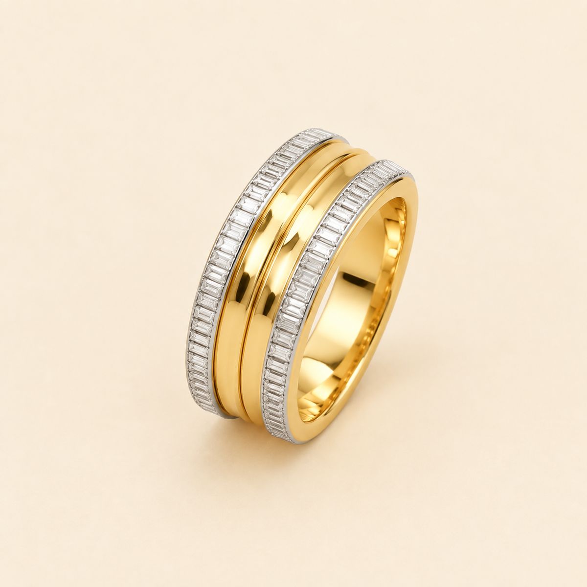 Men - Eclipse Pattern Ring