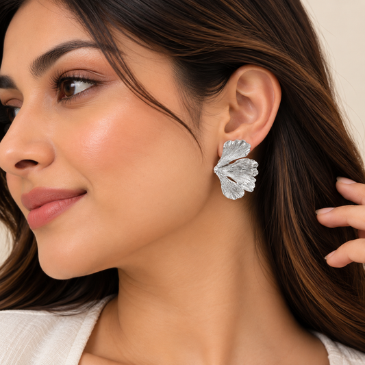 Flowers Artificial Anti Tarnish Earring
