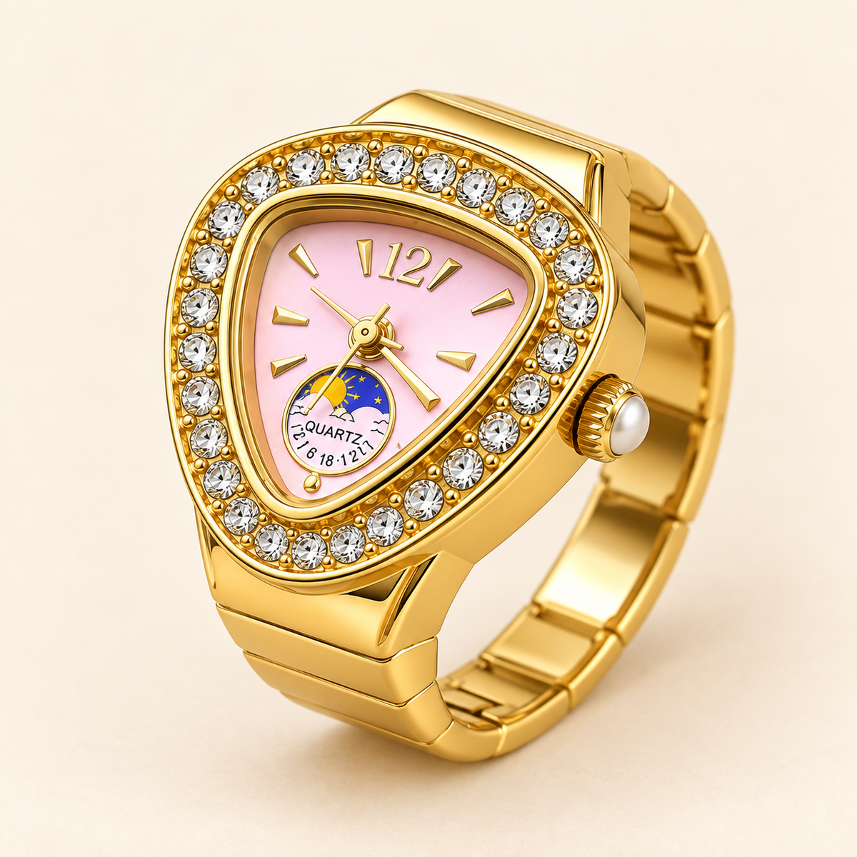 Blush Time Anti Tarnish Watch Ring