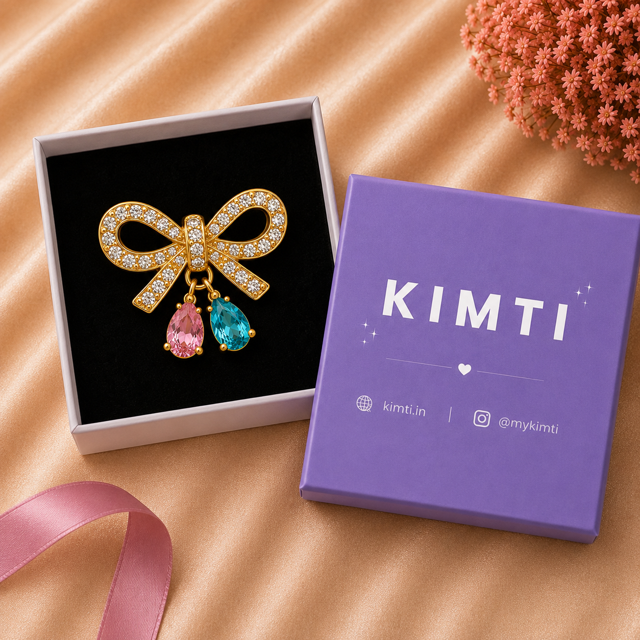 Bella Bow Drop Ear Cuff