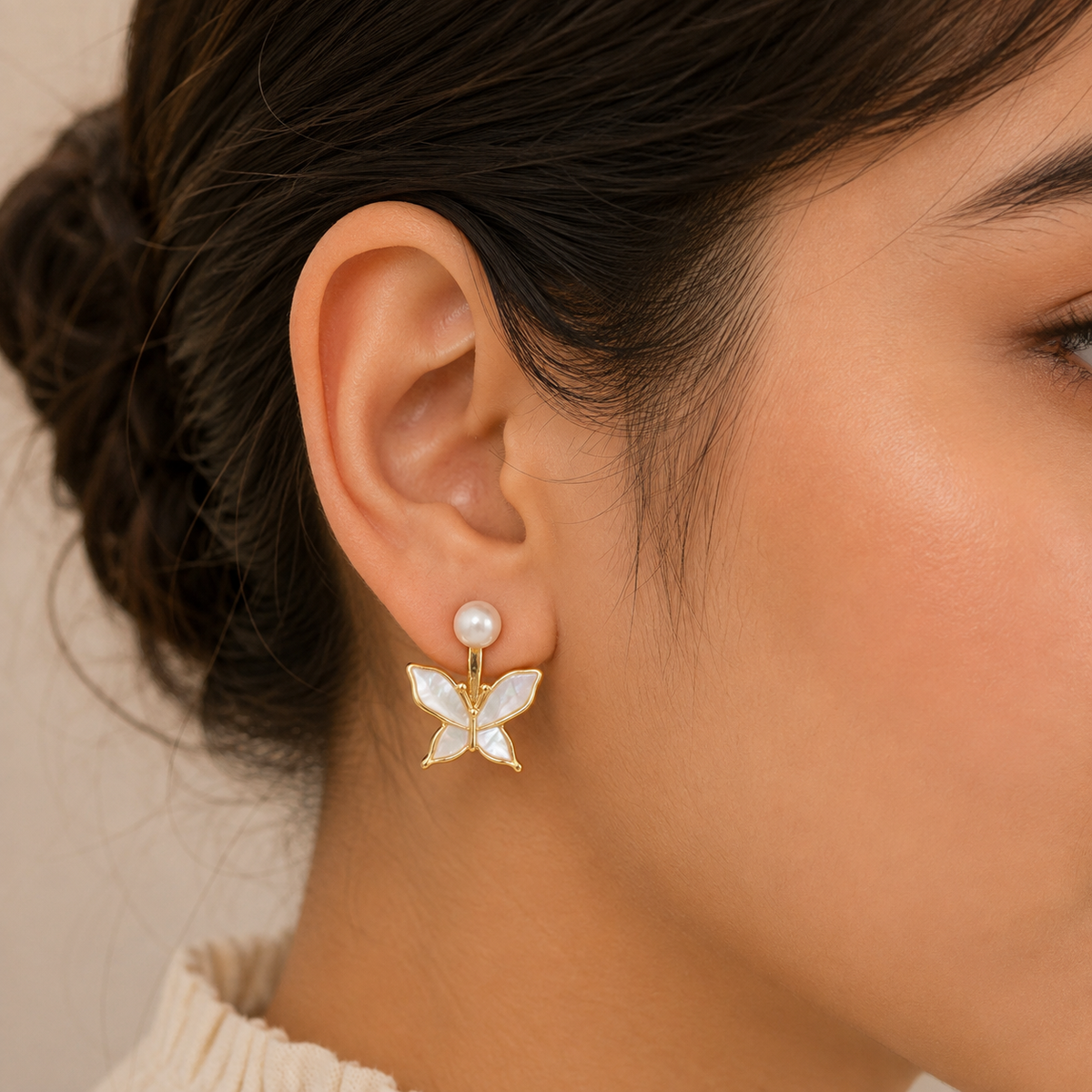 Korean Pearl Stud Earring