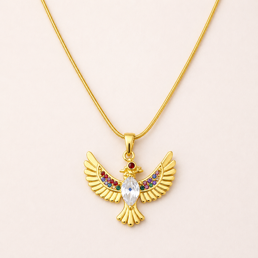 18k Gold Plated Soul in Motion Necklace
