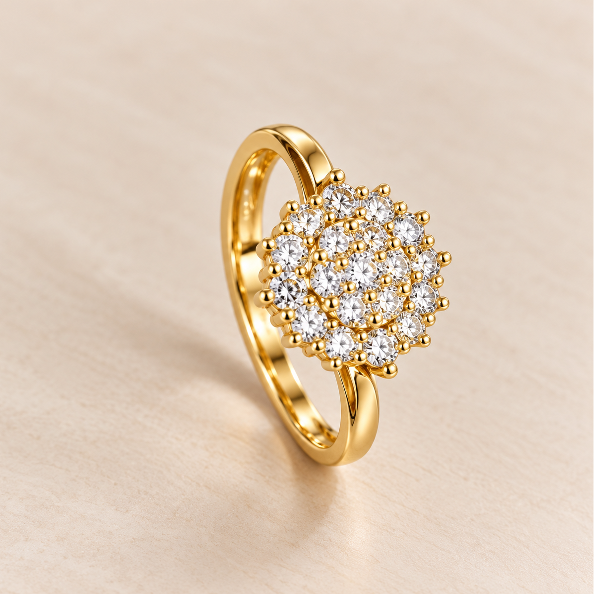 18k Gold Plated Golden Grace Ring