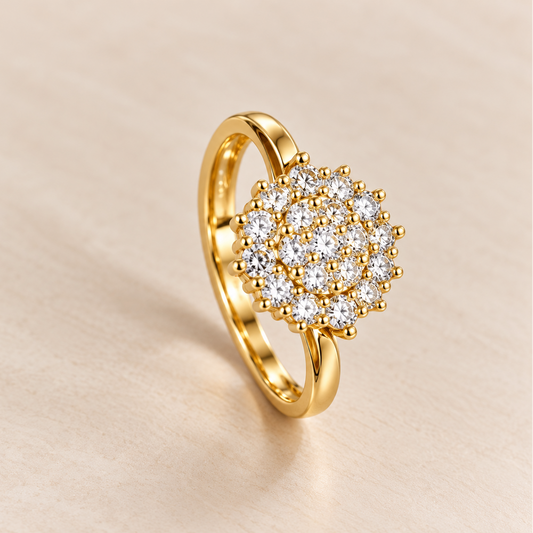 18k Gold Plated Golden Grace Ring