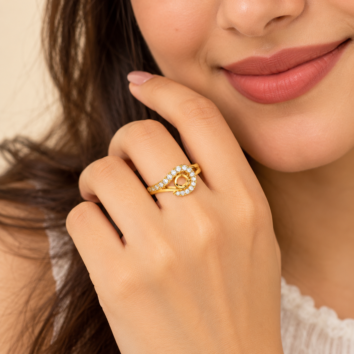 18k Gold Plated Fleur Etoile Ring