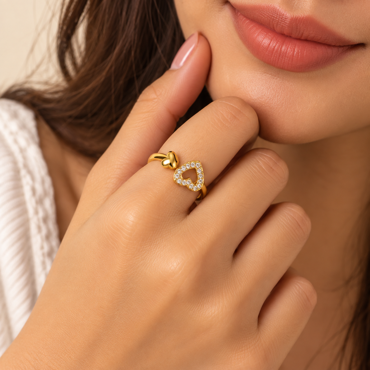 18k Gold Plated Eternal Love Ring