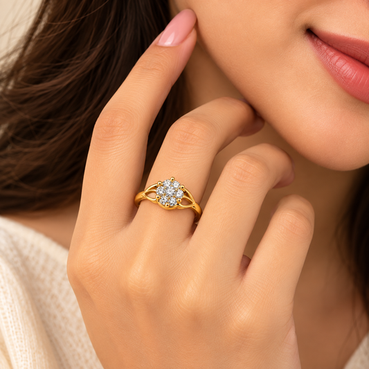 18k Gold Plated Eternal Blossom Ring
