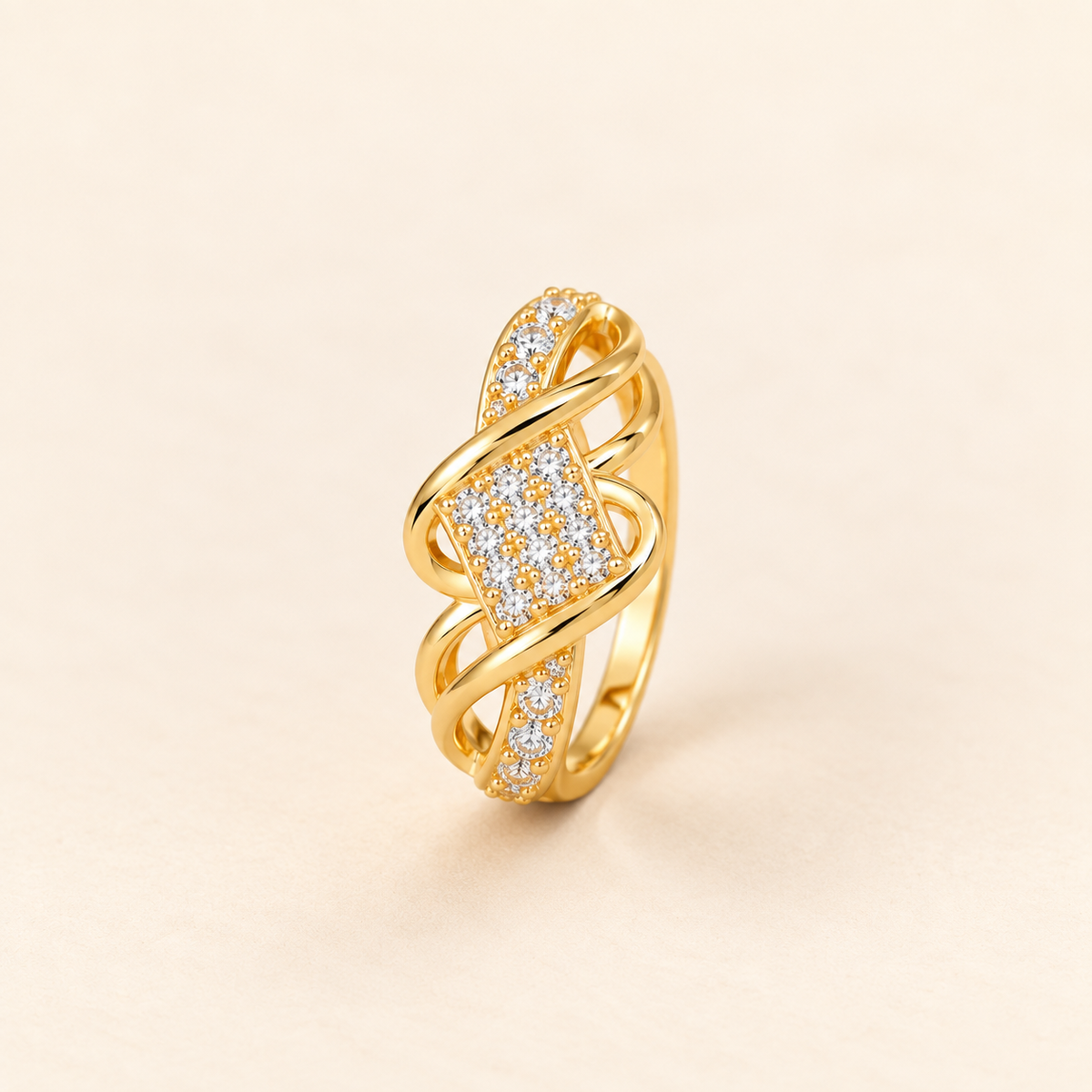 18k Gold Plated Marquise Elegance Ring