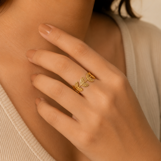 18k Gold Plated Florla Ring