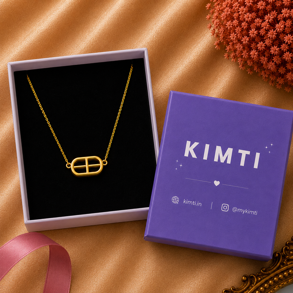18K Gold Plated Korean Style Gold Chain for Women
