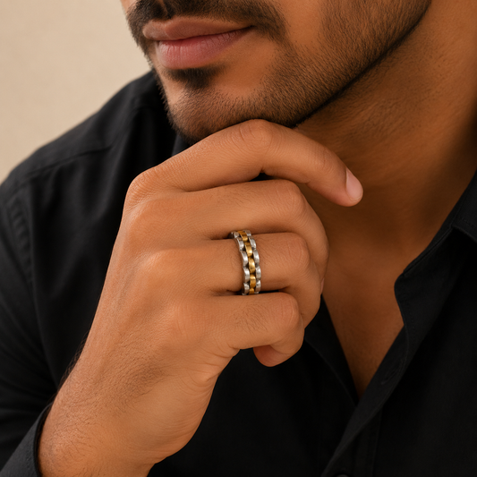 Men -Luxe Parallel Ring (17-18-19)