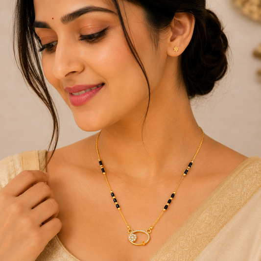 Shine Bloom Gold Mangalsutra